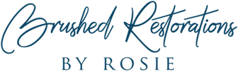 A blue and green logo for the famed red headed recluse by rose.