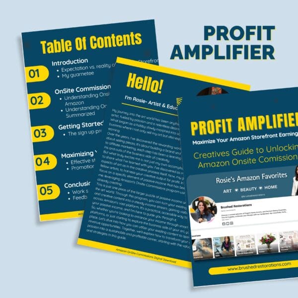 Maximize Amazon Affiliate Profits preview of the digital download guide