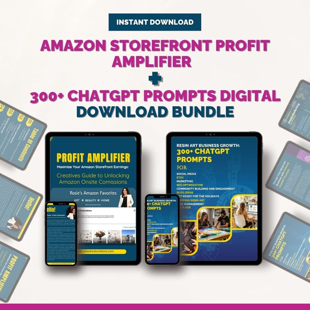 Amazon Storefront Profit Amplifier + 300+ ChatGPT Prompts Digital Download Bundle